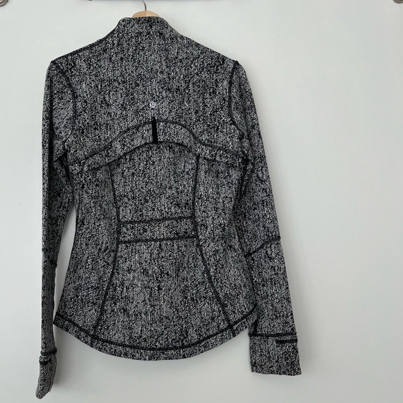 Lululemon Define Jacket - Size 8, Salt & Pepper Luon - Picture 2 of 6